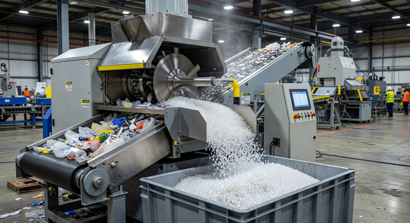 Plastic granulator machine